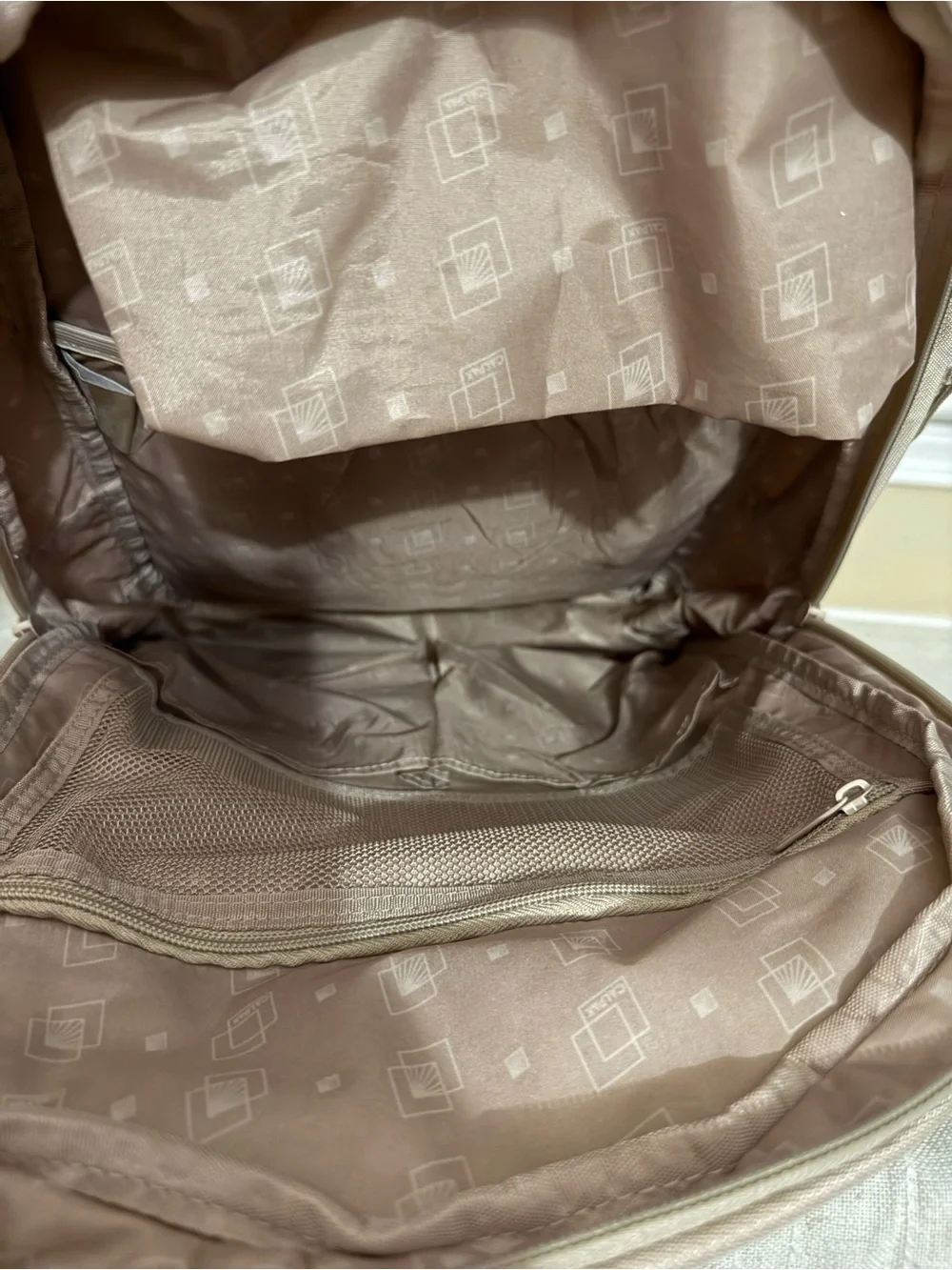 CALPAK Glenroe Nude Blush Laptop Travel Backpack